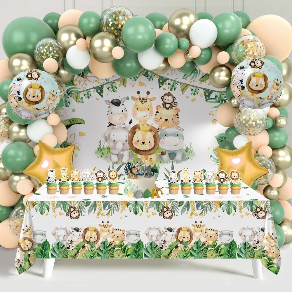Baby Shower/Birthday Decoration Set for Boys or Girls - Neutral / Sage Green